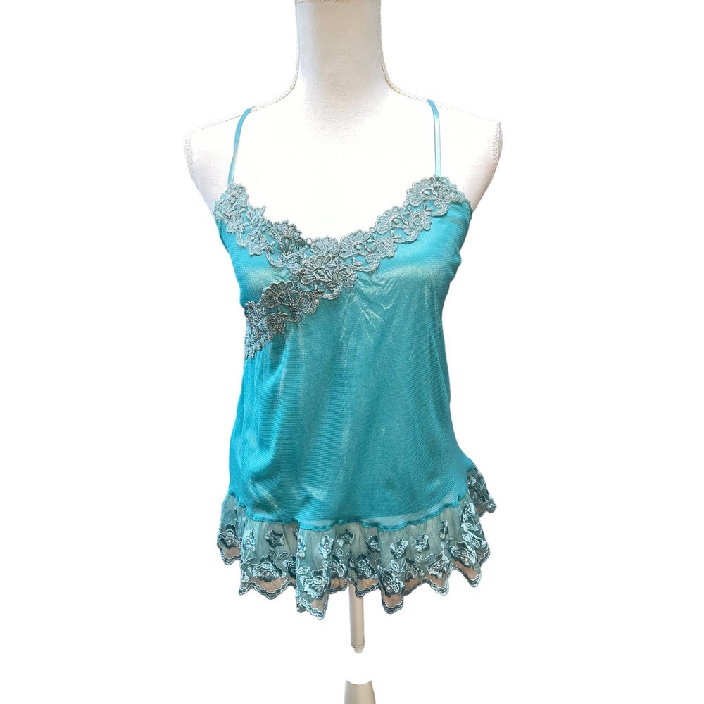 Vintage 213 Y2K Blue Cami Top Women’s size Medium
